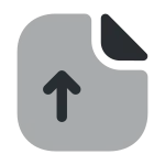Document Upload SVG Icon